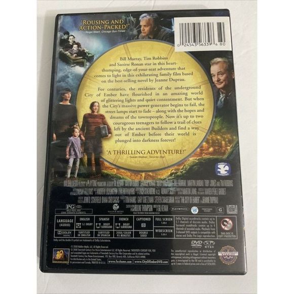 City of Ember by Gil Kenan DVD Bill Murray Very Good - Picture 2 of 7